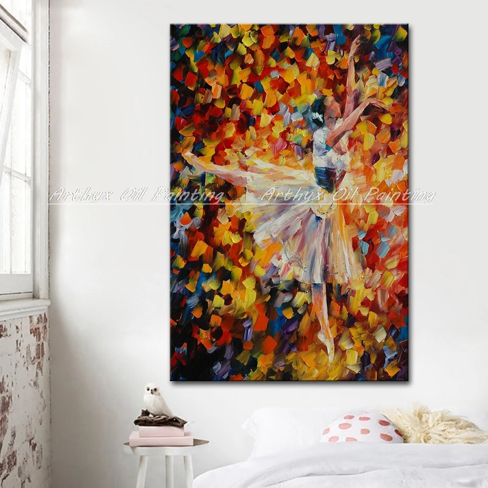 Ручная роспись современный нож в палитре Billy Elliot картина маслом на холсте