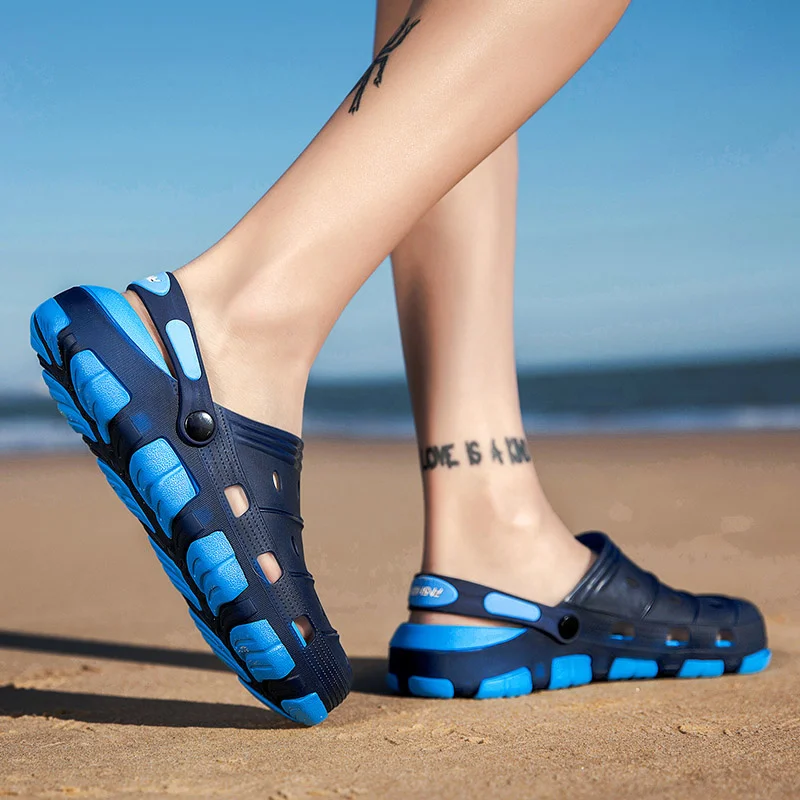 

Slippers men's summer men's sandals outdoor Korean personality 2021 new slippers men's beach shoes