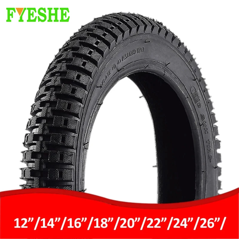 New Cycling Bicycle Tires Anti Puncture Bike Tires 12/14/16/18/20/24/26X1.75/1.95/2.4 inches Outer Tire For MTB Road Bike