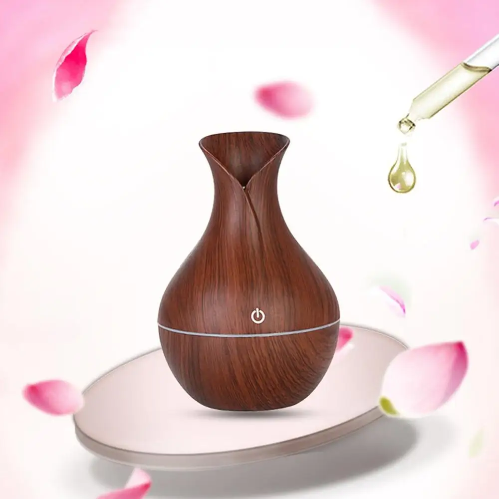 

USB Electric Auto Home Steam Humidifier Aroma Anion Car Essential Oil Diffuser Air Freshener Wood Grain Aromatherapy Atomizer