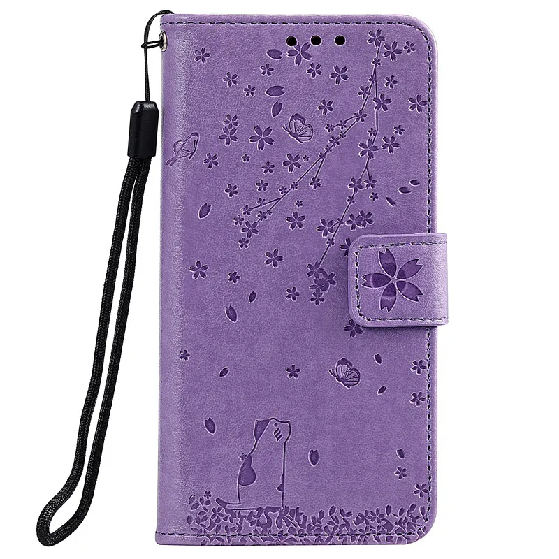 Кожаный чехол с 3D принтом кота A10E A20E для Samsung Galaxy A70 A50 A40 A30 A20 A10 S A80 A90 M10 M20 откидной