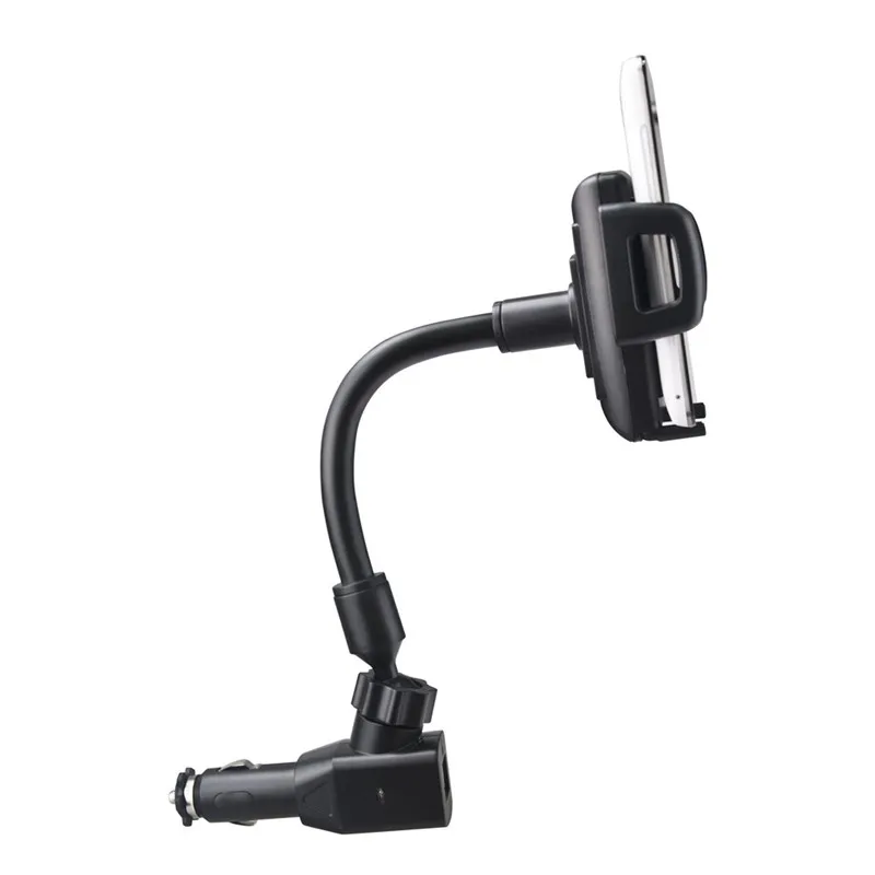 Mobile Phone Charger Holder Car Cigarette Lighter Dual USB Navigation Charging Stand Universal Multifunctional | Автомобили и