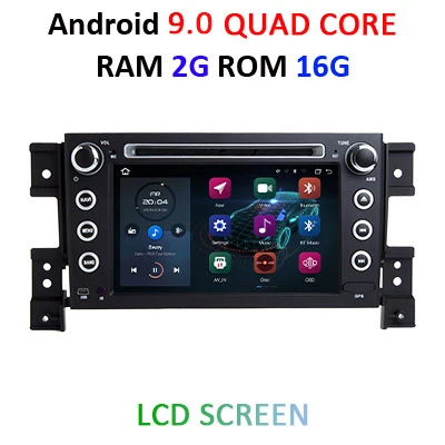 4G 64G 8 ядерный DSP ips 2 Din Android 9,0 автомобильный dvd-плеер gps Аудио для SUZUKI GRAND VITARA 2007-2013 автомобильный радио мультимедиа obd2 dvr - Цвет: 2G 16G LCD