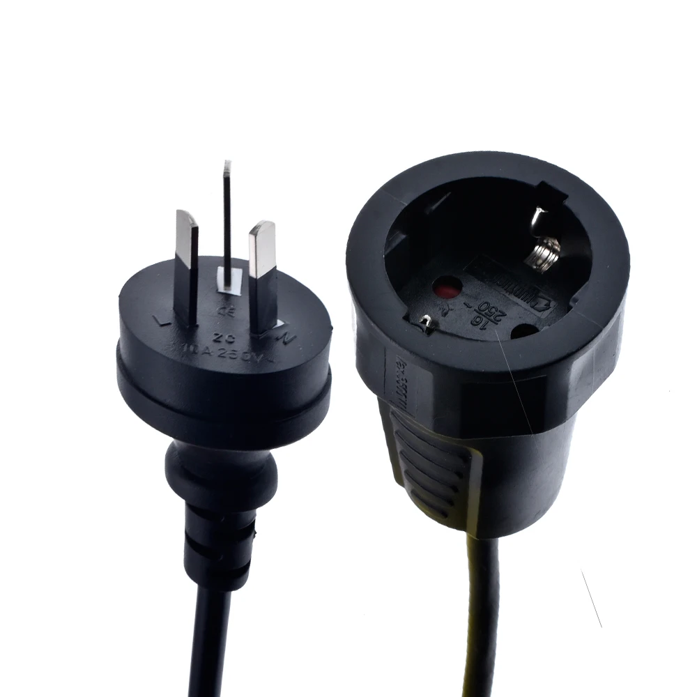 CN AU шнур питания Австралия китайская австралийская вилка в Европу Удлинительный