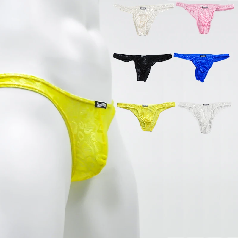 Кружевные прозрачные мужские стринги и G сексуальное мужское нижнее белье для