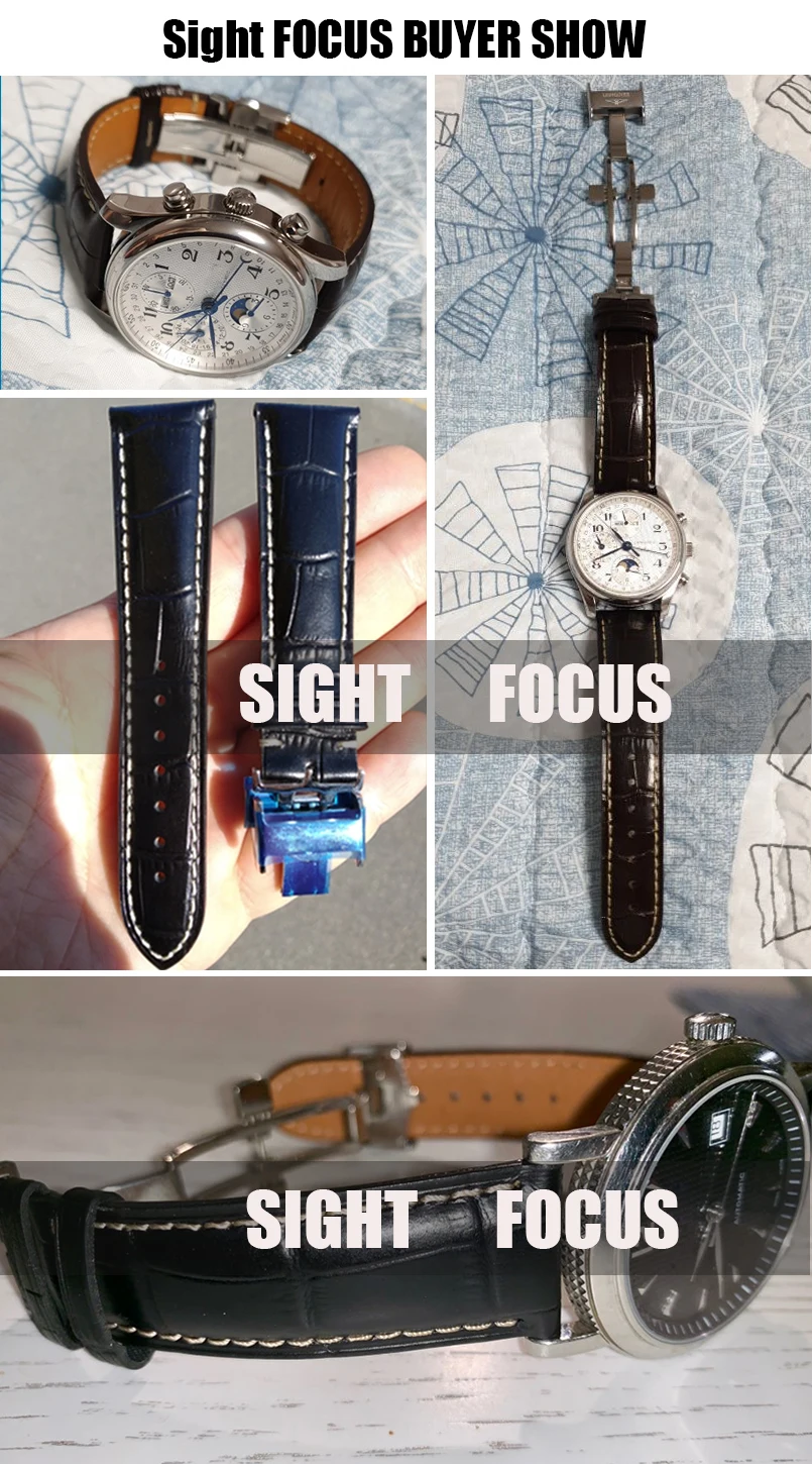Ремешок из телячьей кожи для часов Longines Masters коллекция ремешок для часов Ремни Браслеты из воловьей кожи 14 15 18 19 20 21 22 мм ремешок для мужчин