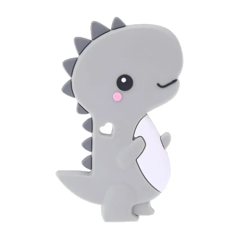 27-Gray Силиконовые Прорезыватели для зубов в виде кролика из мультфильма; детские игрушки для жевания зубов; детские товары; DXAD - Цвет: 27-Gray