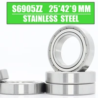 s6905zz bearing 25429 mm 5pcs high quality 440c s 6905 z zz s6905 stainless steel s6905z ball bearings
