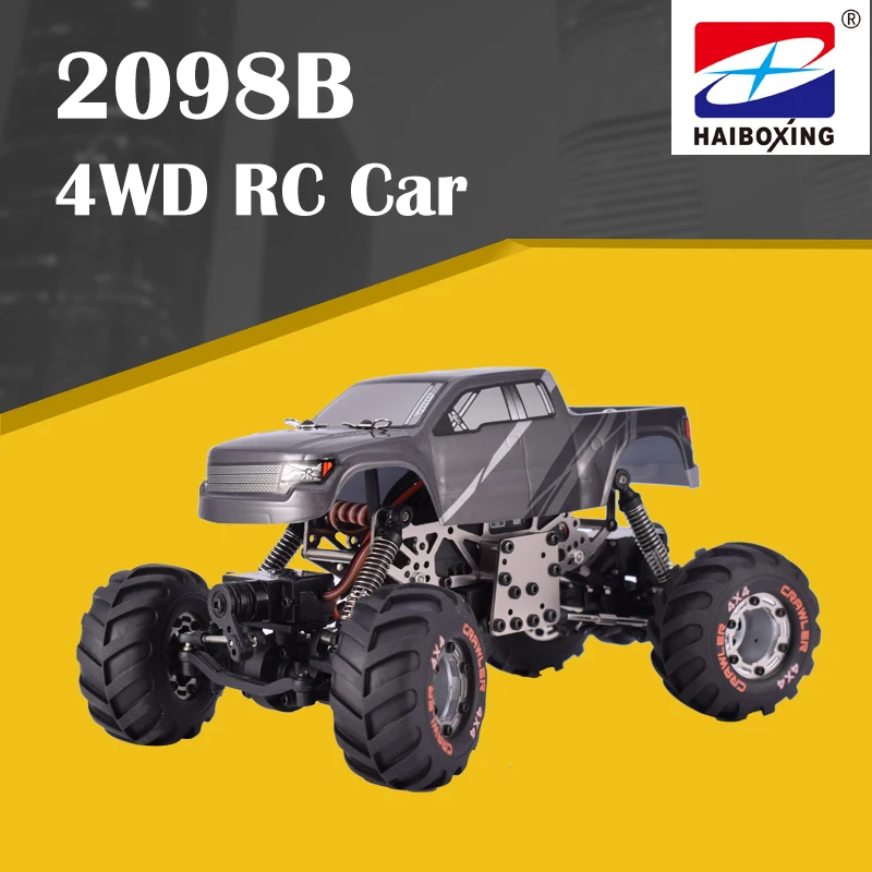 HBX 2098B RC автомобиль 1:24 2 4G 4WD 4WS Опустошитель Рок Гусеничный RTR с двойной Кабанчик
