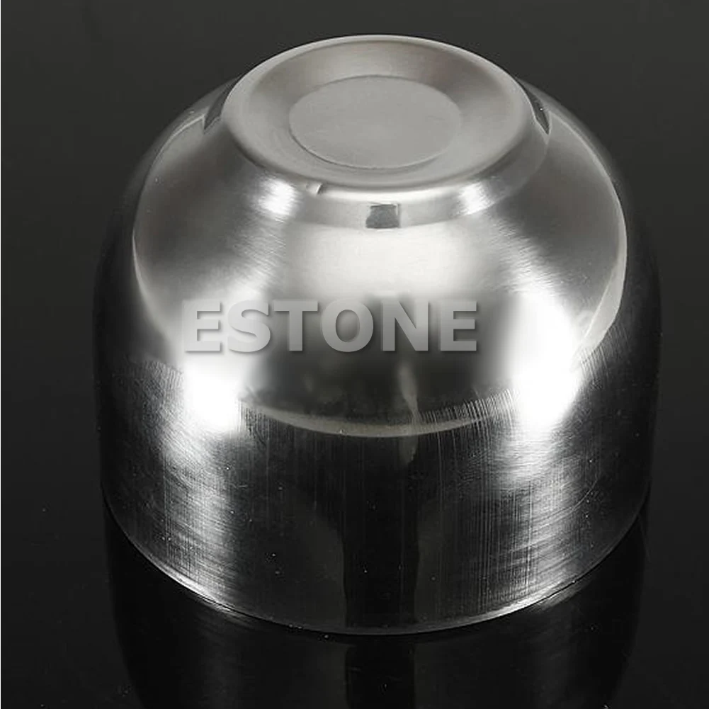 Двухслойная чашка из нержавеющей стали утолщенная прочная чаша для мыла бритья