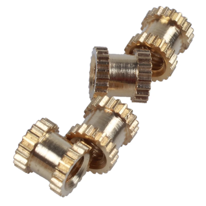 M3x5mmx5mm женские резьбовые латунные вязанные вставки врезанные гайки 20 шт |