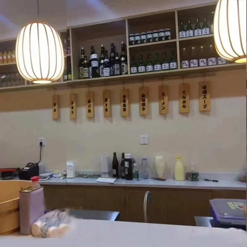 Бамбуковая плетеная Подвесная лампа из ротанга с волнистым абажуром винтажный