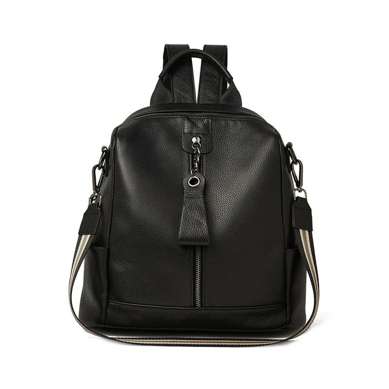 

Fashion Women's Genuine Leather Backpack Large Capacity School Bags for Teenage Girls Bagpack