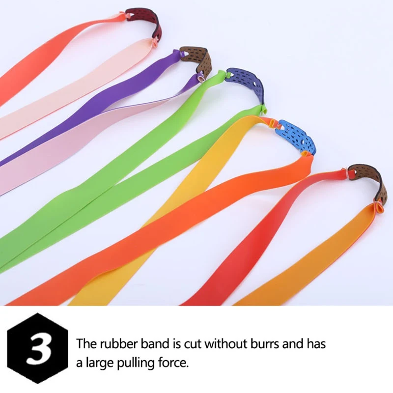 

10pcs/lot Latex Slingshot Powerful Elastic Rubber Band Freeze-Proofing Practical Hunting Catapult Set Hunting Accessories