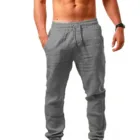 Штаны-карго мужские спортивные, джоггеры, тренировочные спортивные штаны, свободные брендовые хлопковые дышащие, с эластичным поясом