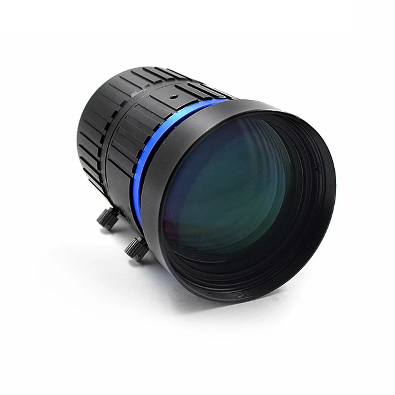

100mm 8MP Industrial Lens Manual Iris Lens C Mount 1 Inch Machine Vision Lens CCTV LENS Camera Accessories