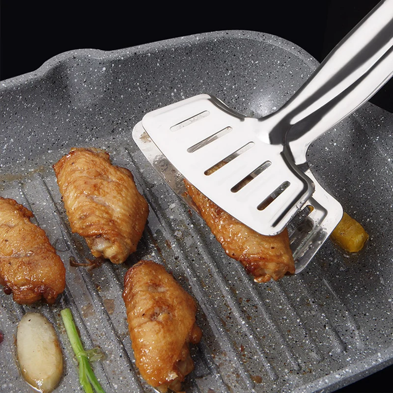 Лопатка из нержавеющей стали для сковородки зажим материала 304/201 пищевой хлеба