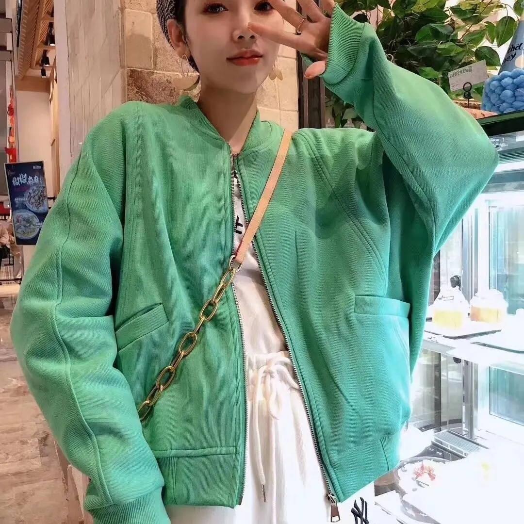 Новинка 2020 Весенняя Женская Базовая куртка оверсайз в стиле ретро Harajuku