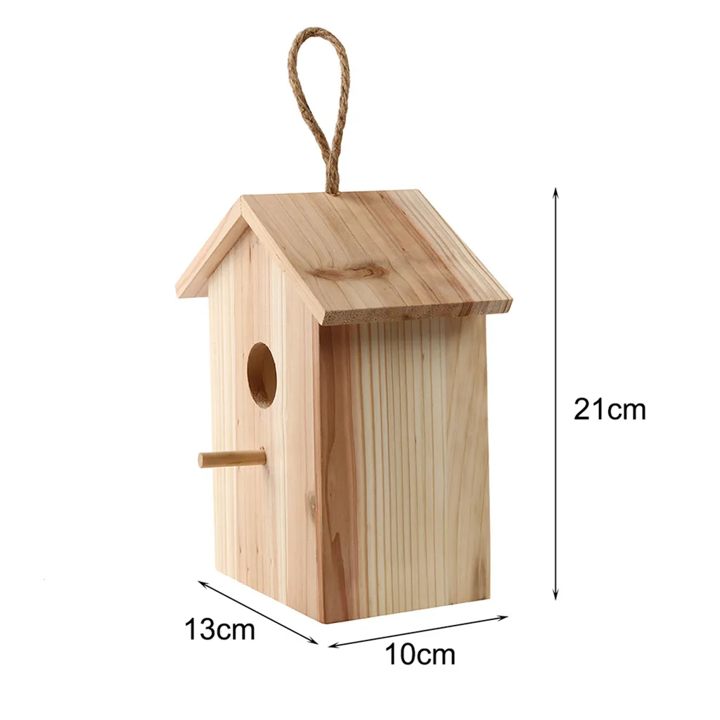 

Gardening Tool Accessories Wood Bird Nests Outdoor Suction Cup Visible Bird Home Garden Window Birdhou Gardening Supplies