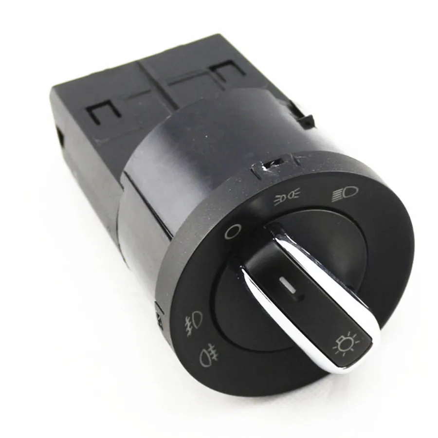 

COSTLYSEED 3BD 941 531A For Golf Passat B5 Bora Beetle Chrome headlight Fog Lamp Switch 3BD941531 3BD941531A