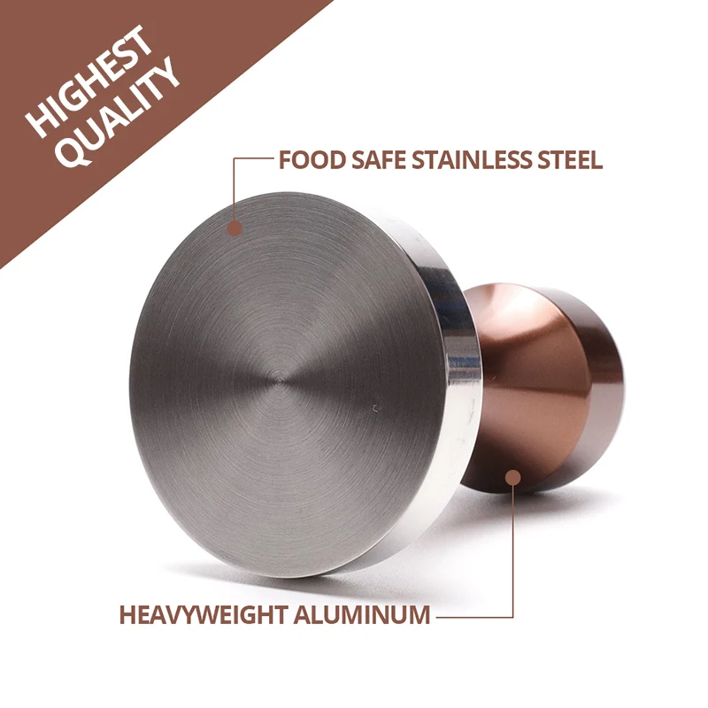 Темпер для кофе эспрессо Премиум бариста с основанием из нержавеющей стали и