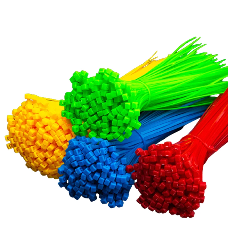 

Nylon Cable Wire Ties 500/1000PC Colored Nylon Cable Ties Self-Locking Wire Cable Zip Cables Ties Reusable Home organizer