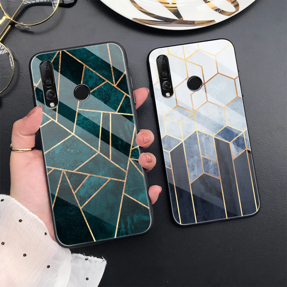 Мраморный чехол для Huawei P30 P20 P40 Lite Pro Mate 30 20 P Smart Plus 2019 Honor 10 9X Nova 5 стеклянный |