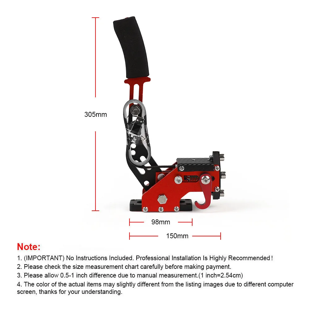 

14 Bit PC Wins USB simulation drift racing game steering wheel seat bracket pull linear handbrake