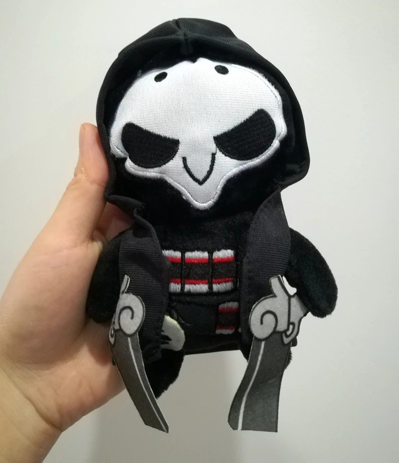 Overwatch Reaper плюшевая кукла " мягкие сумки для игрушек Подвески Подвеска Брелоки игра OW Косплей Коллекционная домашний декор Подарочная коллекция