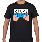 Мужская футболка с забавными надписями Джо биден 2020 облегающие руки обнимает мемы подходящая Мужская футболка с принтом Geek XXXL