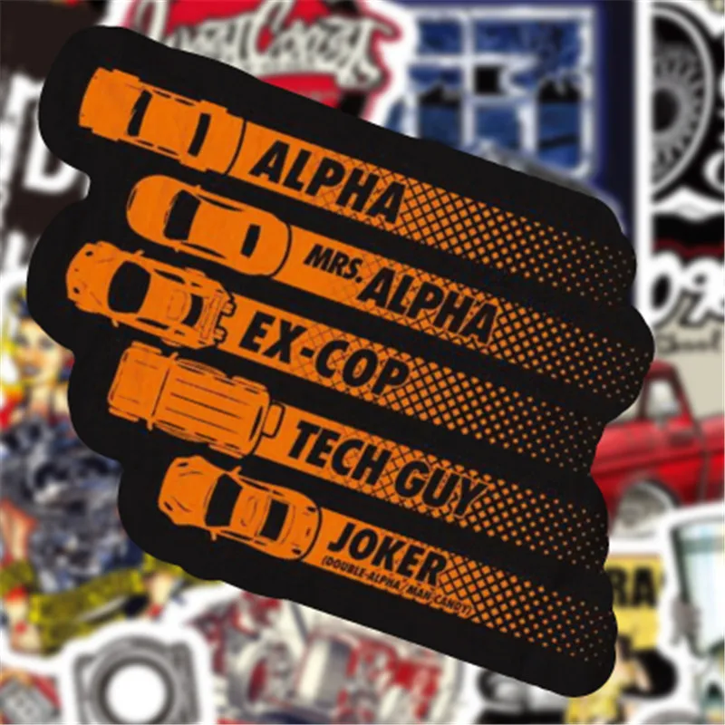 1050100pcs cool vintage modified car stickers aesthetic laptop motorcycle bike car waterproof graffiti decal sticker packs free global shipping