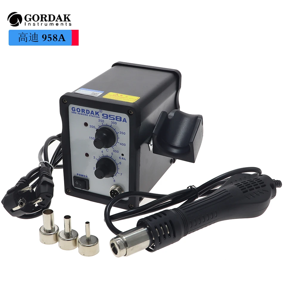 GORDAK 958A станция для распайки горячим воздухом бессвинцового припоя паяльная BGA VS
