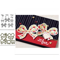 gift bow builder metal cutting dies and stamps stencil craft cards multi layers geometric polygon album book scrapbooking die