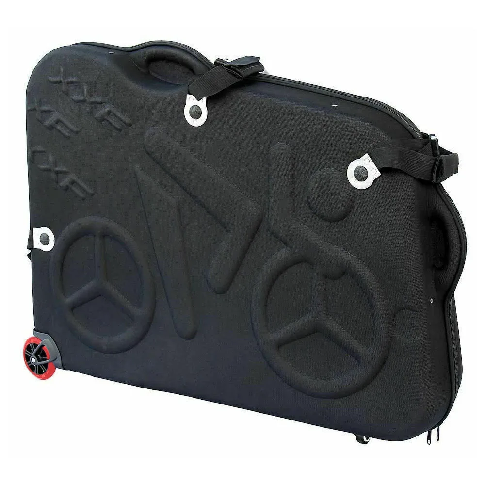 

EVA Hard Bicycle Loading Box Road Mountain Bike Box With Roller Bike Travel Box Compatible With 700C 26-in / 27.5-in Road Bike