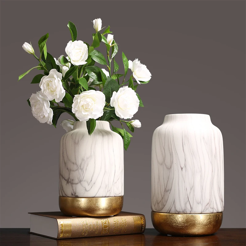 

Nordic Creative Vase Minimalist Luxury Modern Ceramic Table Decoration Accessories Vase Dekoracje Do Domu Home Decor DB60HP