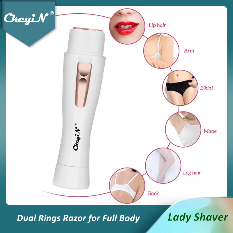 CkeyiN электрический эпилятор для удаления волос безболезненный USB Перезаряжаемый