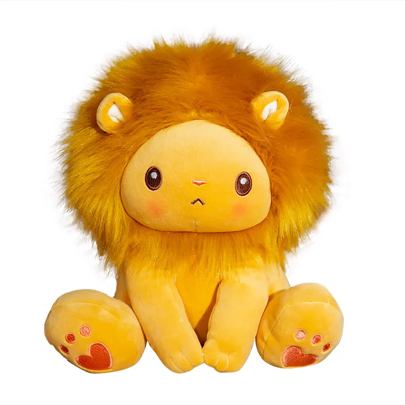 

Милая мультяшная плюшевая игрушка лев Король 25/40 см, Высококачественная мягкая кукла-животное, мягкая детская подушка для девочек, подарок ...