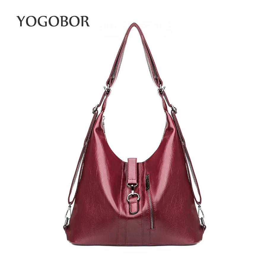 Сумка-хобо Женская на плечо винтажный вместительный саквояж