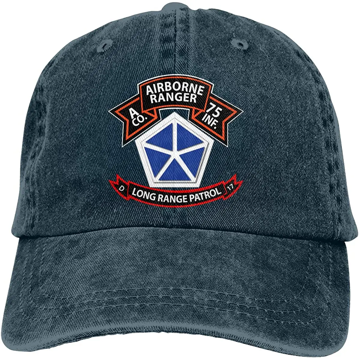 Регулируемые бейсболки A Co 75th Ranger D 17th зимние LRSD джинсовые шапки ковбойские
