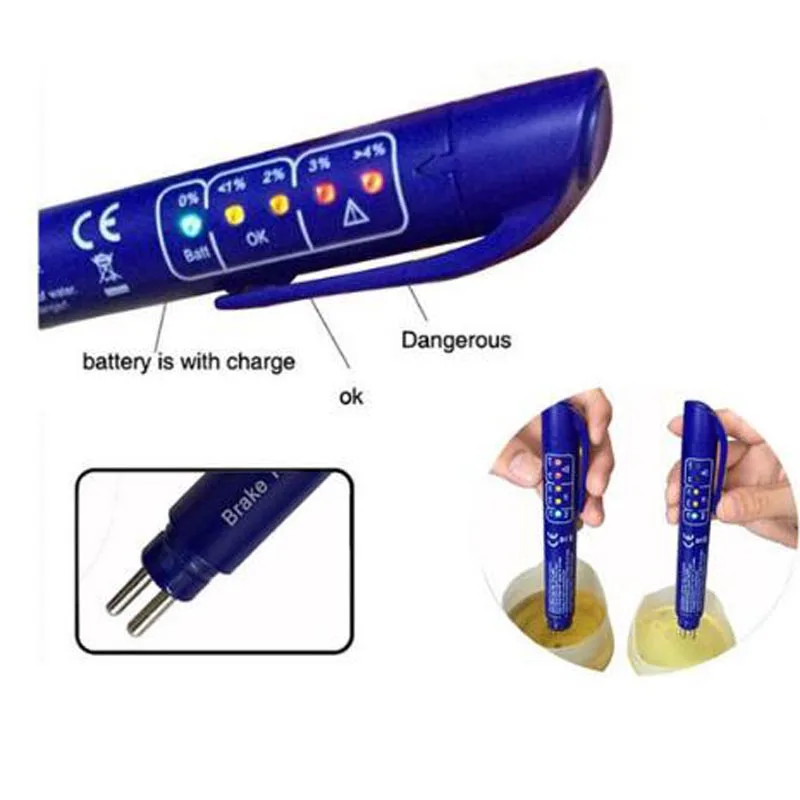 Тестер тормозной жидкости ELM327 электронный мини-индикатор для DOT3 DOT4 DOT5 |