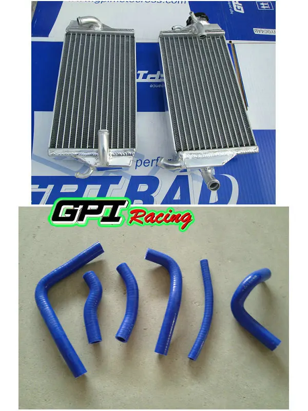 Алюминиевый радиатор + шланг для Honda CR 250 R /CR 250R CR250R 2000 2001 GPI high per|Радиаторы и