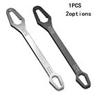 Новый ключ с двойной головкой, многофункциональные универсальные гаечные ключи, инструменты для ремонта автомобиля, велосипеда, MTB, гаечный ключ с трещоткой 8-22 мм