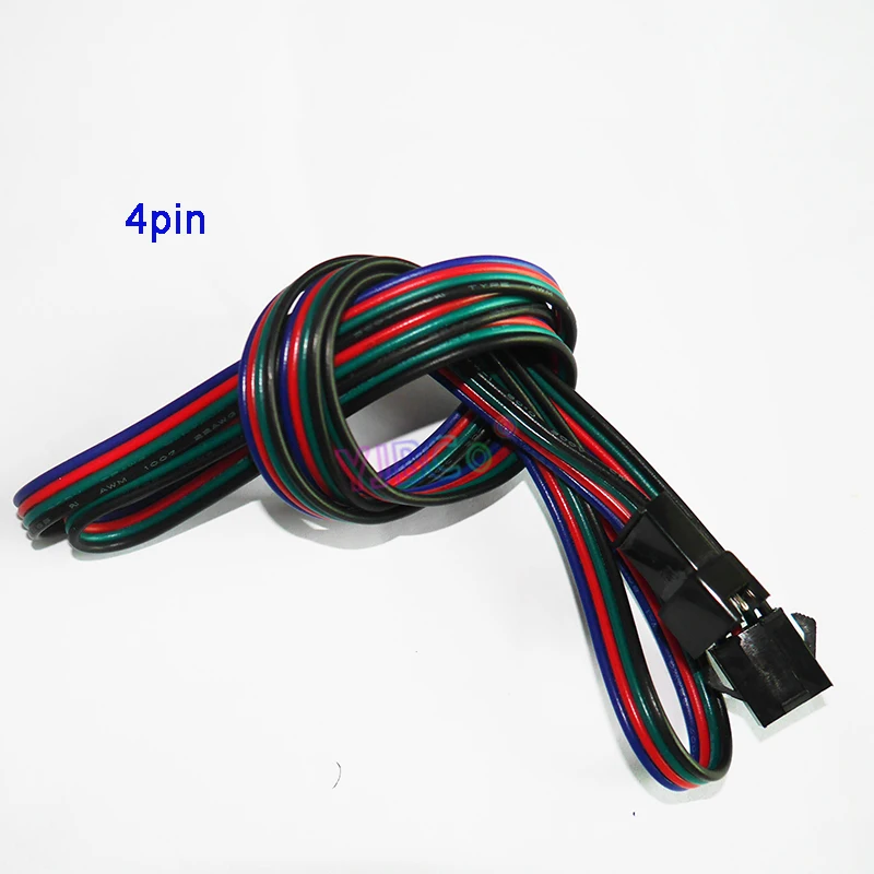 5 шт 1 метр 4pin 5pin 22AWG JST SM штекер провод Папа мама Соединительный кабель для RGB