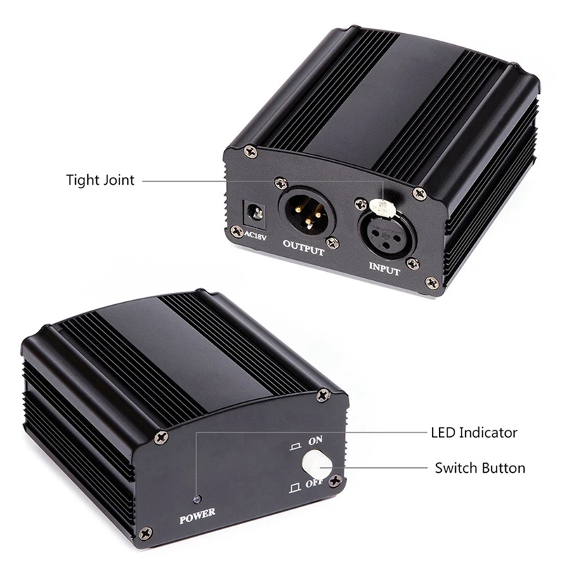 Профессиональная машинка для стрижки 48V Dc Phantom Питание Подлинная Professional студии
