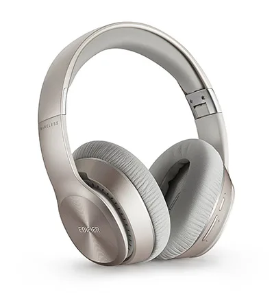 Gold EDIFIER W820BT Bluetooth наушники беспроводные Накладные наушники шумоизоляция технология CSR до 80 часов время воспроизведения легко складывается - Цвет: Gold