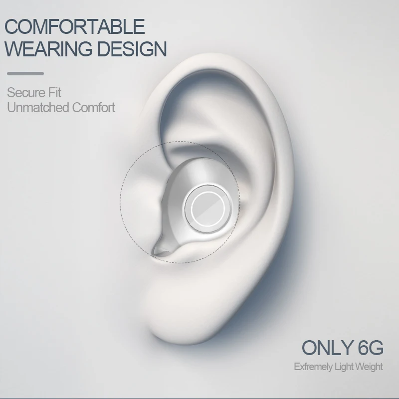 WK V6 наушники вкладыши TWS с 5 0 Bluetooth беспроводные 3D стерео Hi Fi беспроводной