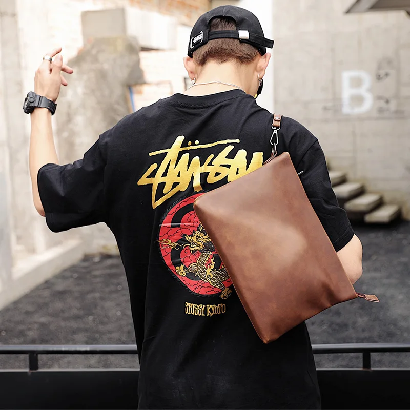 SUNNY SHOP Cluch Bag мужской кожаный клатч кошелек мужская сумка-конверт деловой из