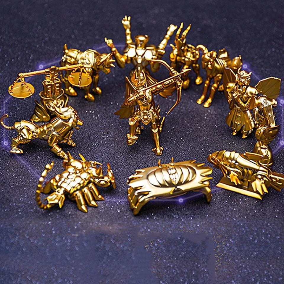 Святая Сейя мистическая одежда золотой знак ПВХ фигурка игрушки: 6 стронние