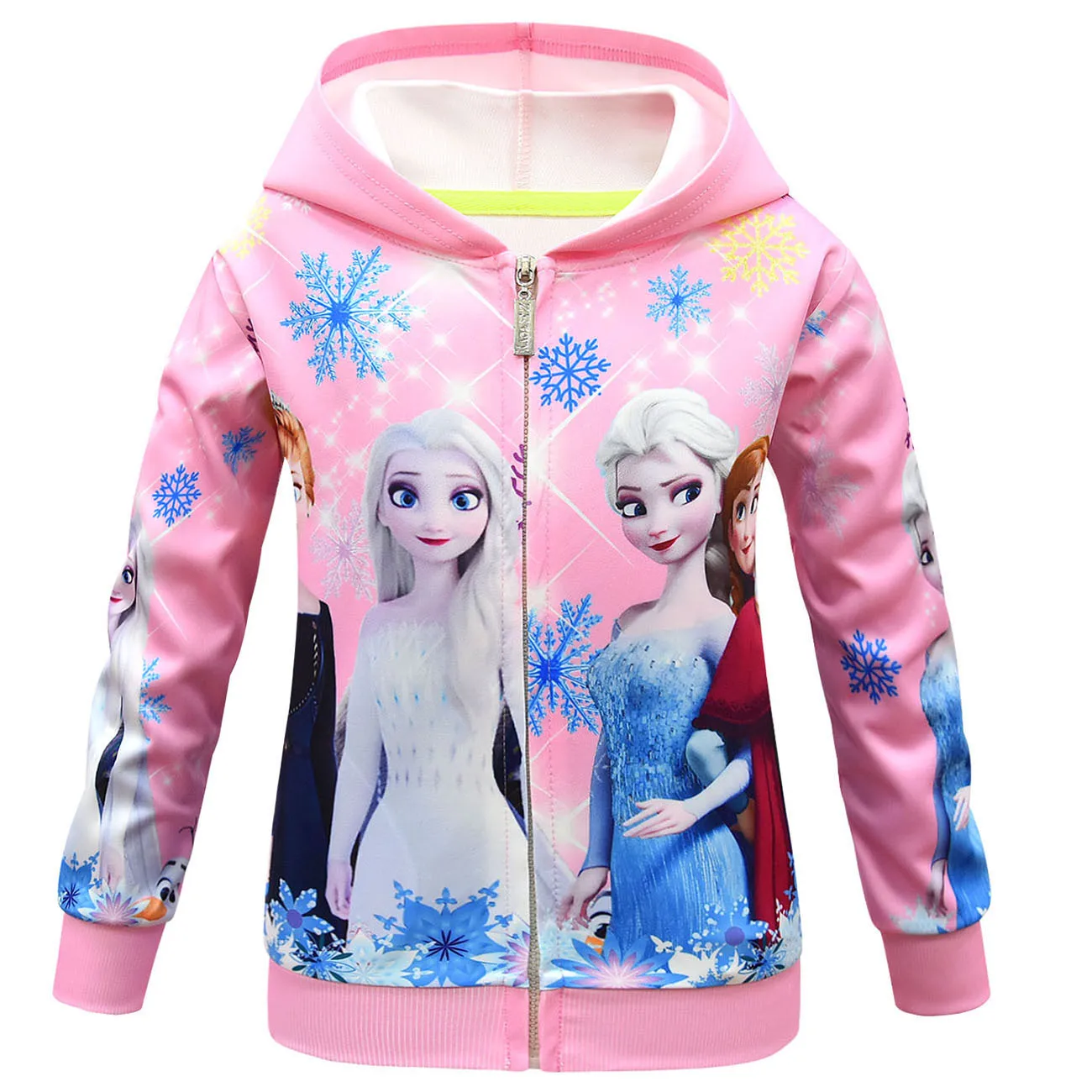 Disney льда Снежная королева 2 для девочек Сезон весна осень Повседневные толстовки