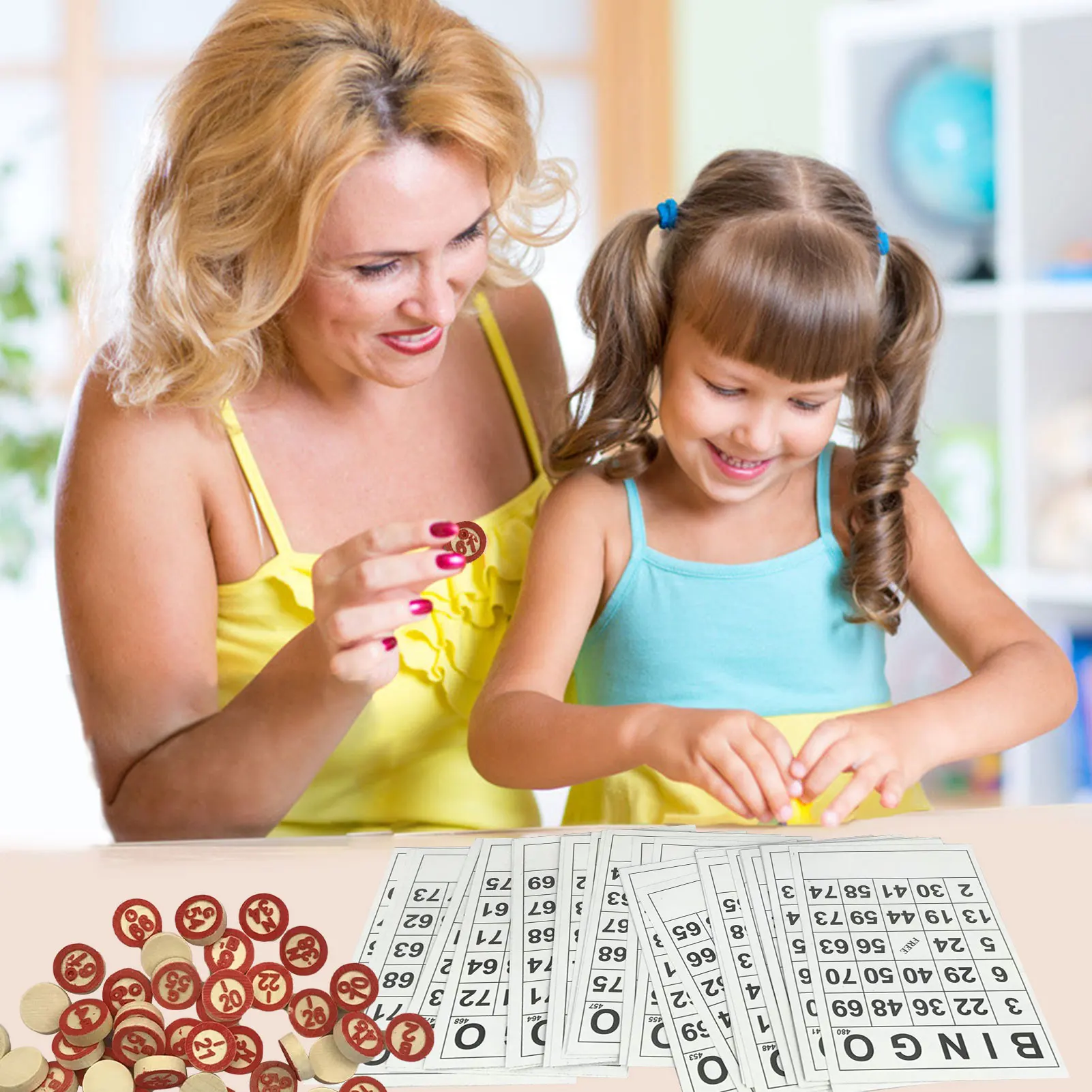 Классические карточки для бинго веселая семейная карточная игра большие Легко